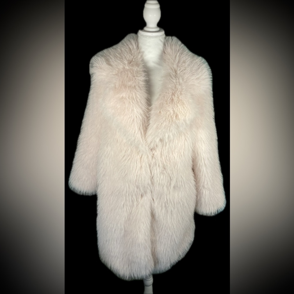 Chic Pink Faux Fur Coat - Picture 6 of 14